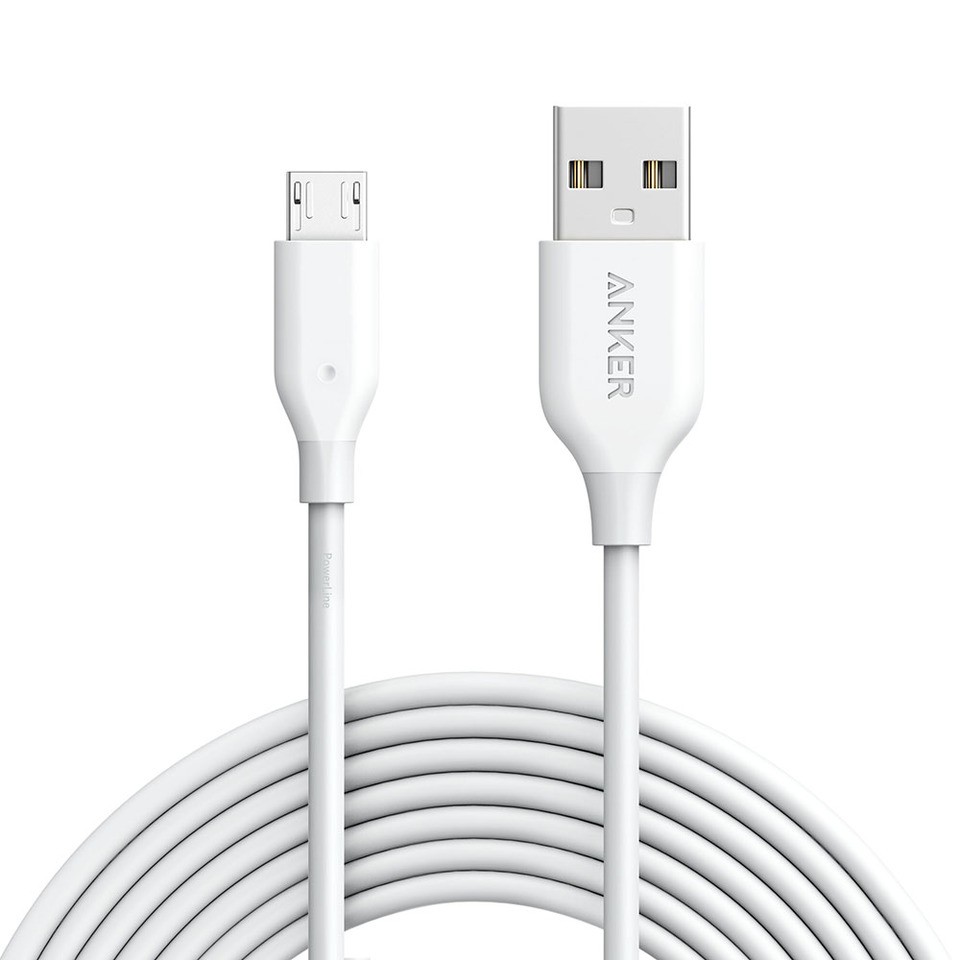 Cáp Micro USB Anker PowerLine - Dài 3m - A8134