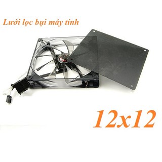 Tấm lưới chắn lọc bụi quạt fan case 12cm và 14cm PVC - Miếng chắn loại dày, bền, chắc chắn, dễ vệ sinh