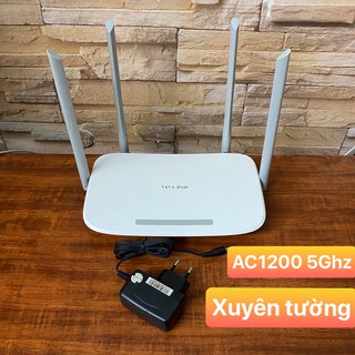 Bộ phát wifi TPLINK 4 râu XUYÊN TƯỜNG, băng tần kép AC1200 cực khỏe (đã qua sử dụng)