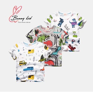 Áo thun bé trai BETOP áo cộc tay cho bé chất cotton hoạ tiết ngộ nghĩnh