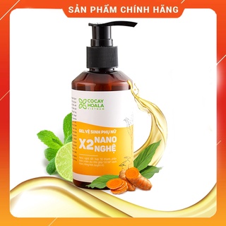 Dung dịch vệ sinh phụ nữ gelx2 nano nghệ