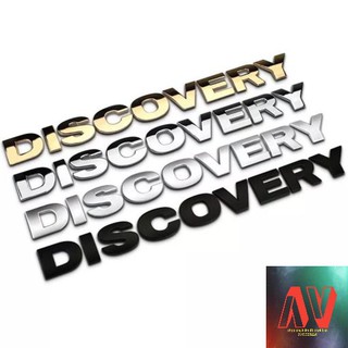 Tem chữ Discovery dán xe, đề can discovery 3D nổi dán xe ô tô