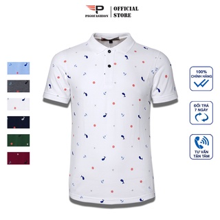 [Mã LTBAUAB19 giảm 7% đơn 99K] Áo thun cổ bẻ nam SPMAHT20 họa tiết vùng biển form ôm dày dặn - PigoFashion