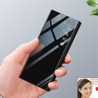 Pin dự phòng cao cấp đen bóng cas dung lượng khủng 20000mAH, sạc cực nhanh, cực đẹp