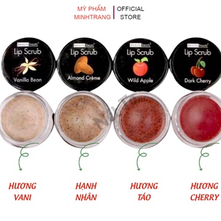 Tẩy tế bào chết môi Beauty Treats lip scrub,tẩy da chết môi vitamin E hương vị trái cây dưỡng môi mềm mại,đẹp,căng bóng