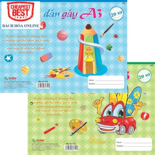 Vở vẽ xé KLONG A3; MS: 712