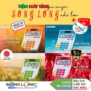 Máy tính CASIO Sắc Màu Mj-12VCb – Nhập khẩu Philippines – Bảo hành 5 Năm Chính Hãng