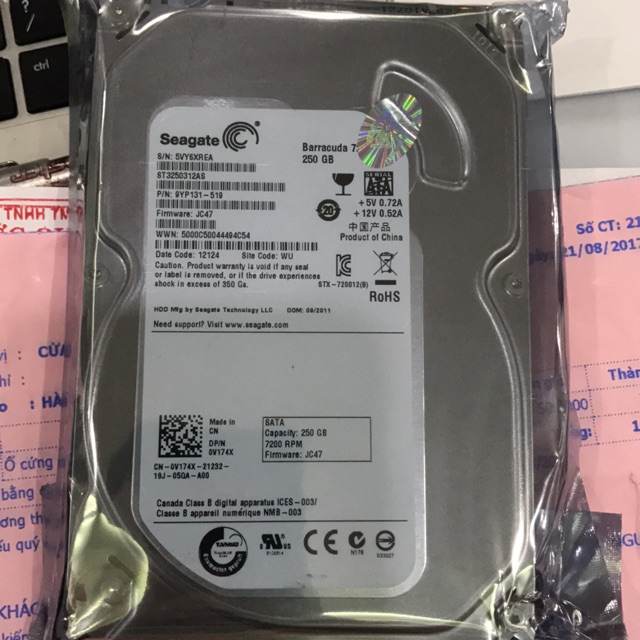 Ổ cứng 250g Seagate pc