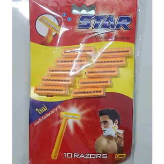dao cạo râu STAR vỉ 10 cây
