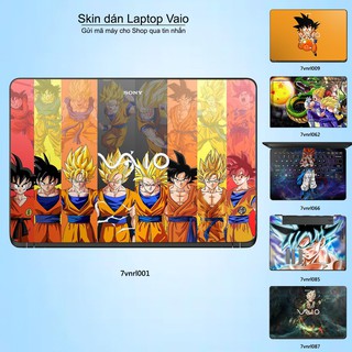 Skin dán Laptop Sony Vaio in hình Dragon Ball (inbox mã máy cho Shop)