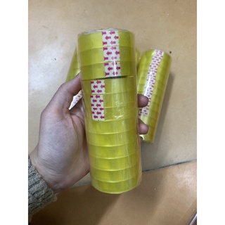 Băng keo/ băng dính văn phòng vòng nhỏ 1F 50m/ cuộn