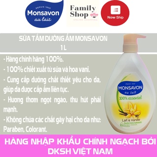 Sữa Tắm Dưỡng Ẩm Monsavon 1L HSD: 12/02/2024