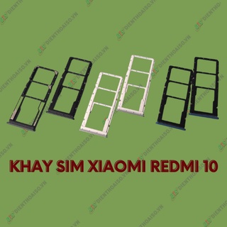 Khay sim xiaomi redmi 10 xanh dương , xám , trắng