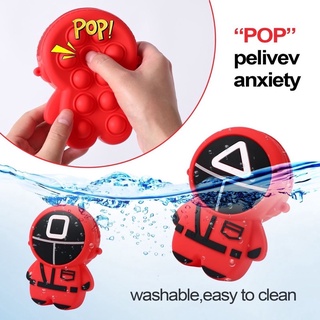 Móc Khoá Squid Game Pop It - Đồ Chơi Cao Cấp Trò Chơi Con Mực