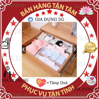 [Có Sẵn Hàng] Bộ 4 thanh chia ngăn kéo tủ có thể điều chỉnh được