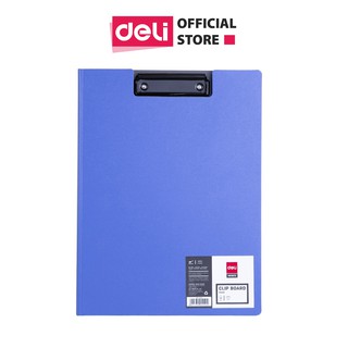 [Mã LIFEDELI20K5 giảm 20K đơn 0Đ] Trình ký A4 Deli - Khổ A4 - Kẹp kim loại - Xanh dương - 1 Chiếc - W5440