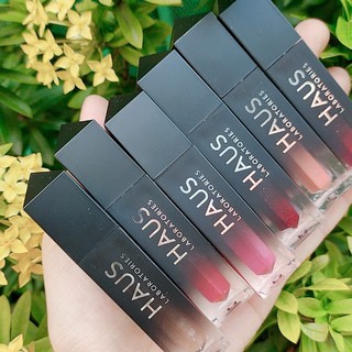 Son bóng màu lâu trôi dưỡng ẩm son môi HAUS lip gloss