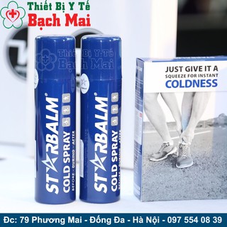 Xịt Lạnh Thể Thao Giảm Đau Nhanh STARBALM 150ml - Hà Lan