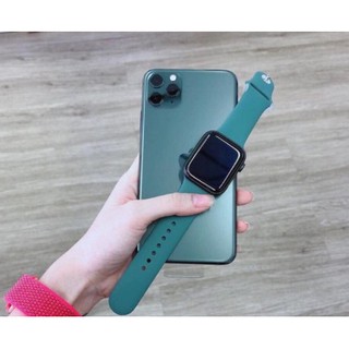 DÂY APPLE WATCH SPORT BANDS CAO CẤP XANH BÓNG ĐÊM XANH RÊU FULL SIZE 1 2 3 4 38mm 40mm 42mm 44mm