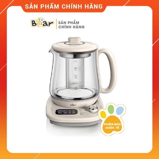 [Bear Chính Hãng] Máy Pha Trà Bear SUBE011 trắng ngà, chất liệu thủy tinh cao cấp chịu nhiệt cao với nhiều chế độ