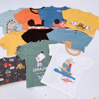 (13-24kg) Áo phông cộc tay vải cotton hàng Quảng Châu