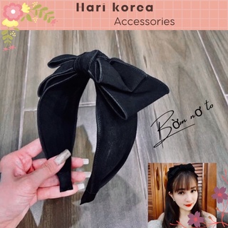 Bờm Nơ Sợi Dệt / Băng đô nơ , Phong Cách thời trang Dịu dàng ,trẻ trung - Hari Korea Accessories