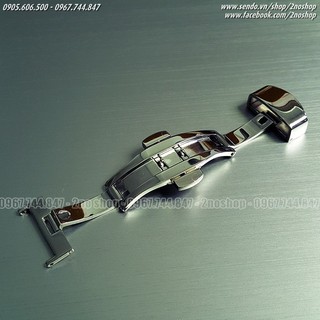 Khóa bướm hai nút bấm inox không gỉ 16mm,18mm,20mm,22mm - Mã số: K1601