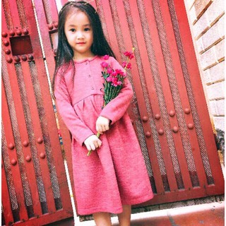 Váy len cho bé gái từ  5y - 14y