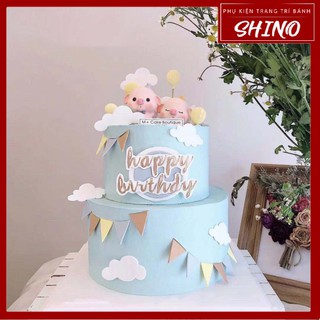 Đồ Chơi 4 Chú Heo Con Cute Trang Trí Bánh
