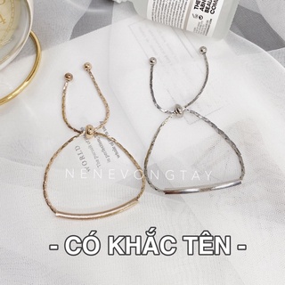 Vòng tay Dây rút Love Dream (Có khắc tên)