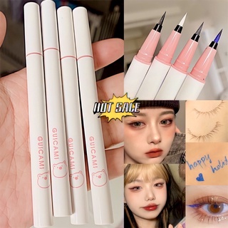Bút Kẻ Mắt Gấu Hồng Dễ Thương GUICAMI Nét Mảnh Chống Thấm Nước Không Lem Không Nhoè Chì Bút Kẻ Mắt KAKASHOW EYELINER