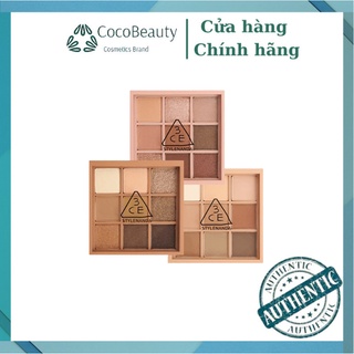 [CHUẨN AUTH]  Phấn mắt 3CE 9 màu Mood Recipe Multi Eye Color Palette #OVERTAKE (MÀU CAM)