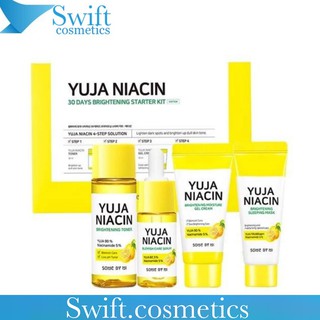 Bộ Kit Dưỡng Trắng Sáng Da, Mờ Thâm, Nám Some By Mi Yuja Niacin 30 Days Brightening Starter Kit