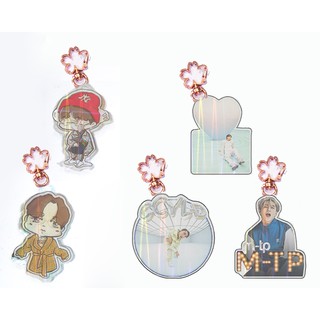 Móc chìa khoá mtp mica hologram  MKMH30 sơn tùng cute dễ thương hoạt hình thần tượng