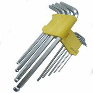 Bộ lục giác đầu bi gồm 9 cây dùng để tháo lắp, sửa chữa các vật dụng trong gia đình