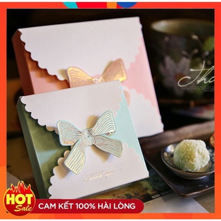 [CÓ SẴN] HỘP GIẤY HỘP QUÀ TẶNG TỰ XẾP ĐỰN PHỤ KIỆN TRANG SỨC 14x14x4cm VALENTINE SINH NHẬT 221PA014 HỘP GI