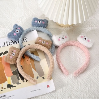 Bờm tóc hình thú cute, cài tóc gấu lông xù đáng yêu cute, mang êm đầu phong cách hàn quốc