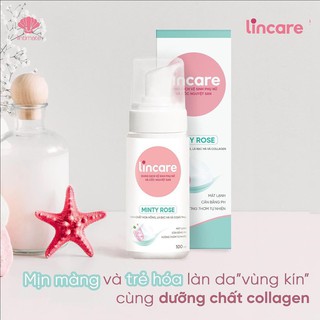 Lincare Minty Rose - Bọt vệ sinh hàng ngày dành cho phụ nữ