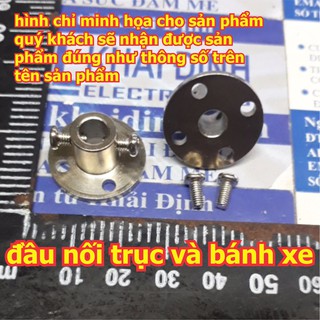Đầu nối trục và bánh xe..., mâm động cơ lỗ trục từ 3mm ~12mm kde2631