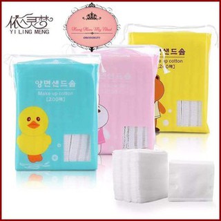 ⛔GIADUNGHOANGMAI⛔ Bịch 200 bông tẩy trang Muji (BỊCH 200 MIẾNG)
