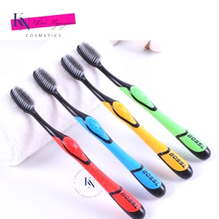Bàn Chải Đánh Răng, Bàn Chải Đánh Răng Than Tre Hàn Quốc,Bàn Chải Hàn Quốc, Bàn Chải BOSSI Than Hoạt Tính.