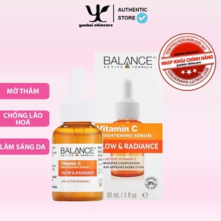 Serum dưỡng sáng da, mờ thâm Balance Active Formula Vitamin C Brightening