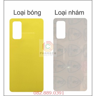 Dán PPF bóng, nhám cho Samsung S20 FE màn hình, mặt lưng, full lưng viền siêu bảo vệ