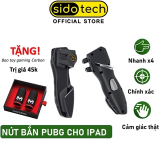 Tay cầm chơi game cho iPad máy tính bảng SIDOTECH AKPAD-8K hỗ trợ auto tap thao tác 6 ngón chơi game PUBG FreeFire FPS