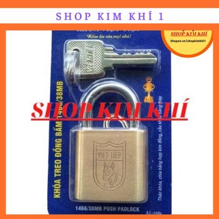 [Kim khí] Khóa đồng bấm cầu 6 Việt Tiệp
