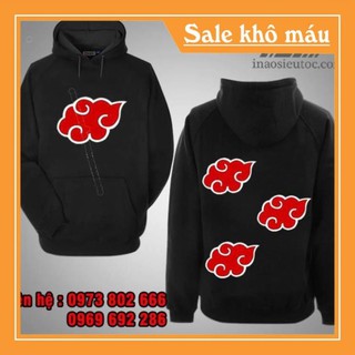 [ BÁN CHẠY ] ÁO khoác áo hoodie Naruto Akatsuki cực HOT khuyến mại khủng giá rẻ dẹp
