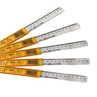Thước kẻ nhựa dẻo trong suốt 20cm – 30cm khắc số không mờ đồ dùng học tập học sinh Binkids TB58