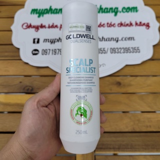 Dầu gội trị da đầu dầu Goldwell Deep cleansing shampoo 250ml