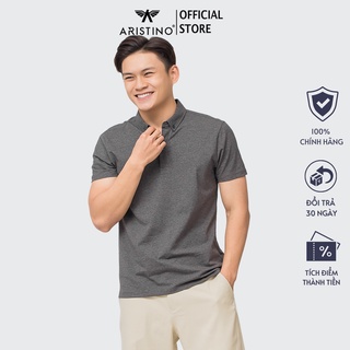 Áo polo nam ARISTINO thiết kế basic khỏe khoắn, chất cotton mềm mại, thoát ẩm tốt - APS016S9