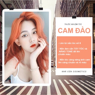 Thuốc nhuộm tóc màu CAM ĐÀO- ORANGE PEACH